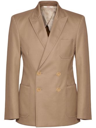 Valentino Garavani Blazer met dubbele rij knopen - Beige