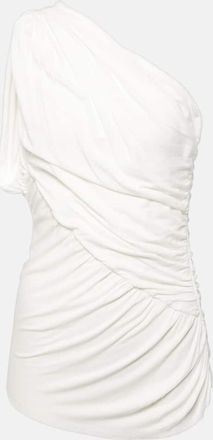 Rick Owens Lilies Amira draped jersey top
