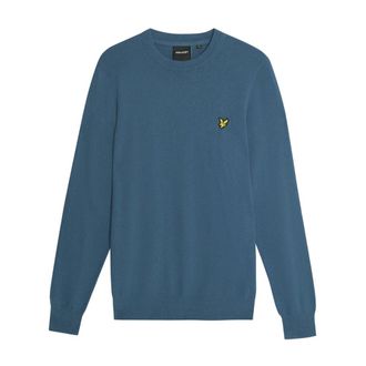 Lyle & Scott Heren, Truien, Blauw, Maat: 2XL Katoen
