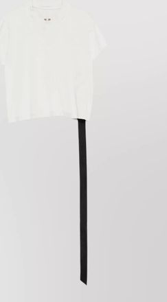 Rick Owens cropped cotton crewneck t-shirt