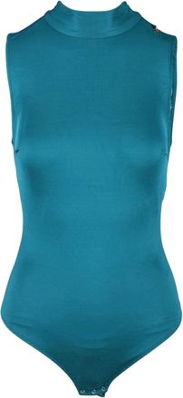 Elisabetta Franchi Green Viscose Elastane Bodysuit