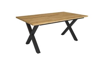 Skraut Home Mesa comedor efecto madera roble 167x90x74cm