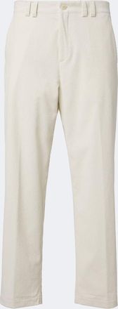 Canali Pantalones rectos de pana de algod&oacute;n