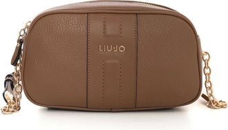 Liu Jo Tassen, Dames, Bruin, ONE Size, Polyester, Ematite Schoudertas