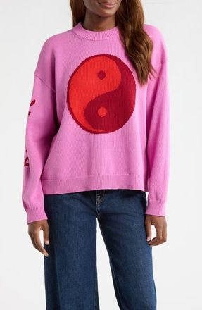 Staud Giada Cotton Sweater in Orchid at Nordstrom, Size X-Small