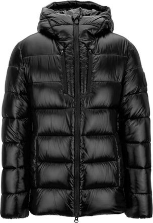 Save The Duck Herenjas met rits en hoge kraag - Heren - Gewatteerde jassen - Zwart - 2XL - Polyester - Jassen