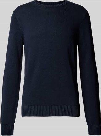 Ecoalf Strickpullover mit Leinen-Anteil Modell TAIL in Marine, Gr&ouml;&szlig;e XL