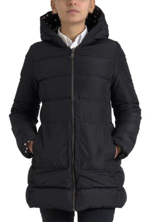 Dolce & Gabbana Womens Black Polyester Hooded Reversible Jacket Clothing