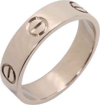 Cartier White Gold White Gold (18K) Band Ring (Pre-Owned)
