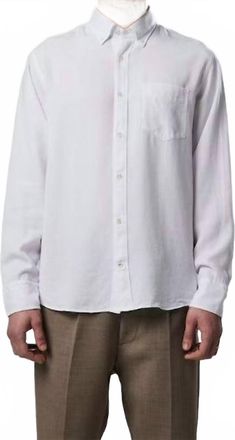 Nn.07 Levon Button Down Shirt In White