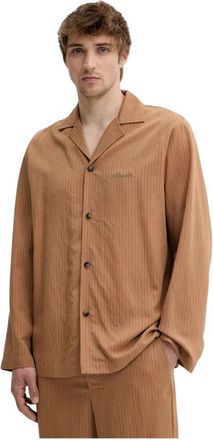 Nanushka Shaun Shirt - Heren - Casual Overhemden - Bruin - L - Overhemden