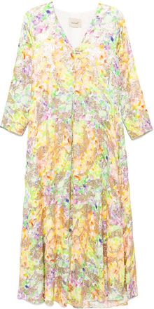 Bambah Haya Aza kaftan - Green