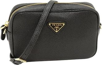 Prada Pre-owned Vitello Daino Calf 2way Shoulder Bag - - Pre-owned - Donna - Nero - ONE SIZE