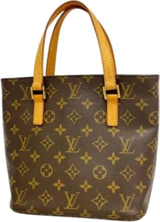 Louis Vuitton Pre-owned Tote Bags, female, Brown, Size: ONE SIZE Pre-owned Fabric Tote Bag