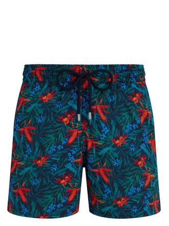 Vilebrequin Tropical Flowers swim shorts - men - Recycled Polyamide/Elastane - L - Blue
