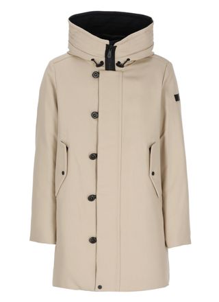 Peuterey Beige Kasa Hooded Long Down Jacket