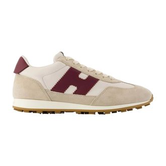 Hogan H727 Allacciato H Sneakers - Dames - Sneakers - Beige - 40 EU - Leer - Schoenen