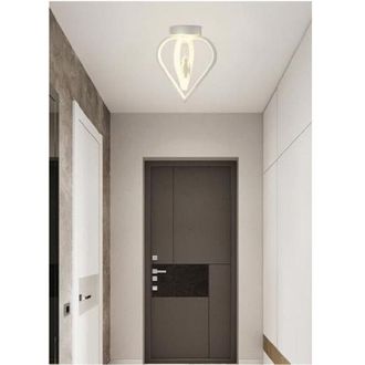 Trade Shop Trade Shop Traesio - Trade Shop - Lampadario Plafoniera a Soffitto 2 Cuori Pendente Luce 6500k 4000k 3000k Pn-01b