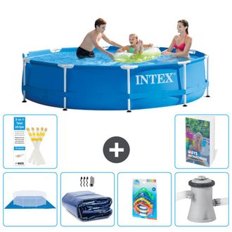Intex Piscina Con Estructura Redonda - 305x76 Cm - 7-piezas S46