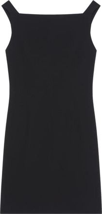 Givenchy Zwarte Cr&ecirc;pe en Satijnen Jurk - Dames - Korte kleedjes - Zwart - S - Satijn - Kleedjes