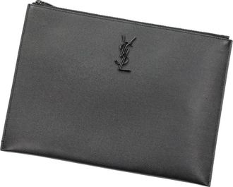 Saint Laurent Black Clutch Bag (Pre-Owned)