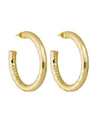 Machete Jewelry 1.5 Wavelet Hoops in Silver