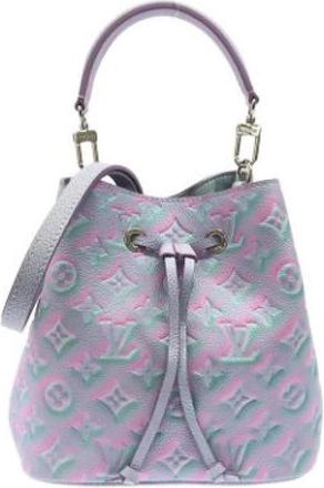 Louis Vuitton Pre-owned Monogram Empreinte Shoulder Bag - Dames - Vintage Tas - Paars - ONE Size - Leer - Vintage