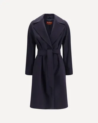 Max Mara Wool Coat with peak lapels Female 46