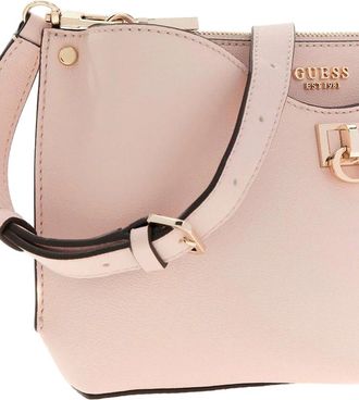 Guess Womens Shoulder Bag Light Rose Polyurethane - Shoulder-Bags