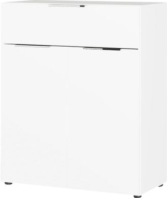 Germania Kombikommode »Oakland mit Glasauflagen,« Breite 83 cm, mit Schubladen, in vers. Varianten