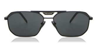 Prada PR 58YS 1AB5S0 Mens Sunglasses Black Size 57