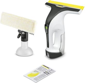 Karcher Aspiragocce WV 4-4 Plus - Serbatoio acqua sporca: 150 ml - Autonomia per ricarica della batteria: circa. 40 (2,5 Ah) min - Capacit&agrave; della