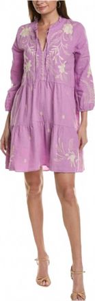 Johnny Was Frankie Tierd Field Dress In Purple