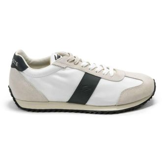 Lacoste Mens Court Pace Fashion Sneakers In Off White