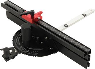 OEM Gu&iacute;a De Inglete, &Aacute;ngulo Ajustable De 0 A 60&deg;, Longitud De La Barra Deslizante De 400 Mm, Montaje Sobre Mesa, Material De Aleaci&oacute;n De Aluminio, Dimensi