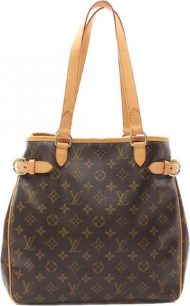 Louis Vuitton Brown Pvc Leather Tote Bag (Pre-Owned)