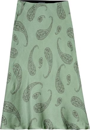 Luisa Cerano Stijlvolle ROK 528306/3795 Jurk - Dames - Midirokken - Groen - XL - Rokken