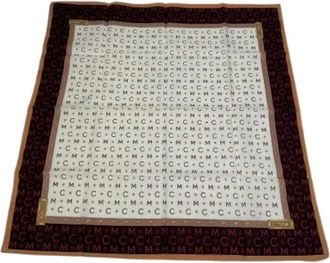 MCM Pre-owned Vintage Monogram Scarf - - Pre-owned - Donna - Marrone - ONE SIZE