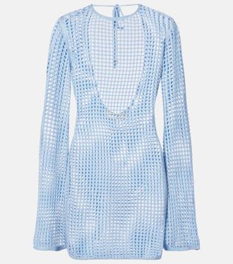 Bananhot Serena open-knit minidress