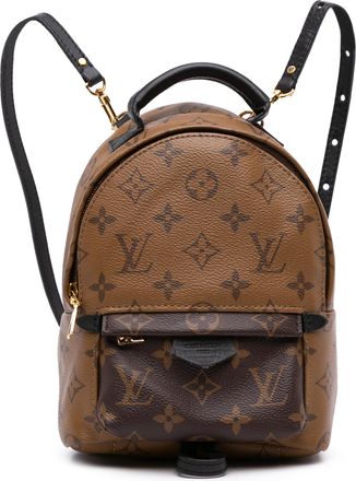 Louis Vuitton Pre-owned Womens Palm Springs Backpack Mini - Brown Textile - One Size