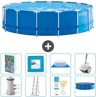 Intex Piscina Con Estructura Redonda - 457x122 Cm - 9-piezas S531