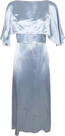 Fabiana Filippi Midi Jurk - Dames - Casual kleedjes - Blauw - S - Kleedjes