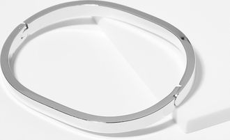 Simons Womens Minimalist oval bangle