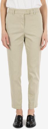 Myths Pantaloni slim fit verde chiaro