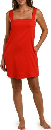 La Blanca Harbor Breeze Cover-Up Dress in Ruby at Nordstrom, Size X-Large