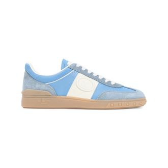 Valentino Garavani Mens Upvillage Sneakers - Light Blue Leather - Size EU 44