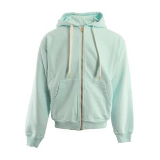 Casablanca Hoodies & sweatvesten, Heren, Blauw, M, Katoen, Zip-through Vest