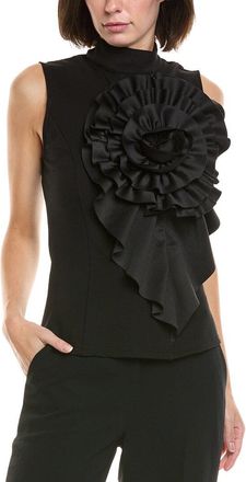 Gracia Ruffle Flower Detail Tank