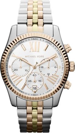 Michael Kors Zilveren Lexington Horloge - Tijdloze Keuze - Dames - Horloges - Grijs - ONE Size - Accessoires
