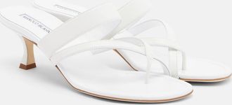Manolo Blahnik Susa leather thong sandals